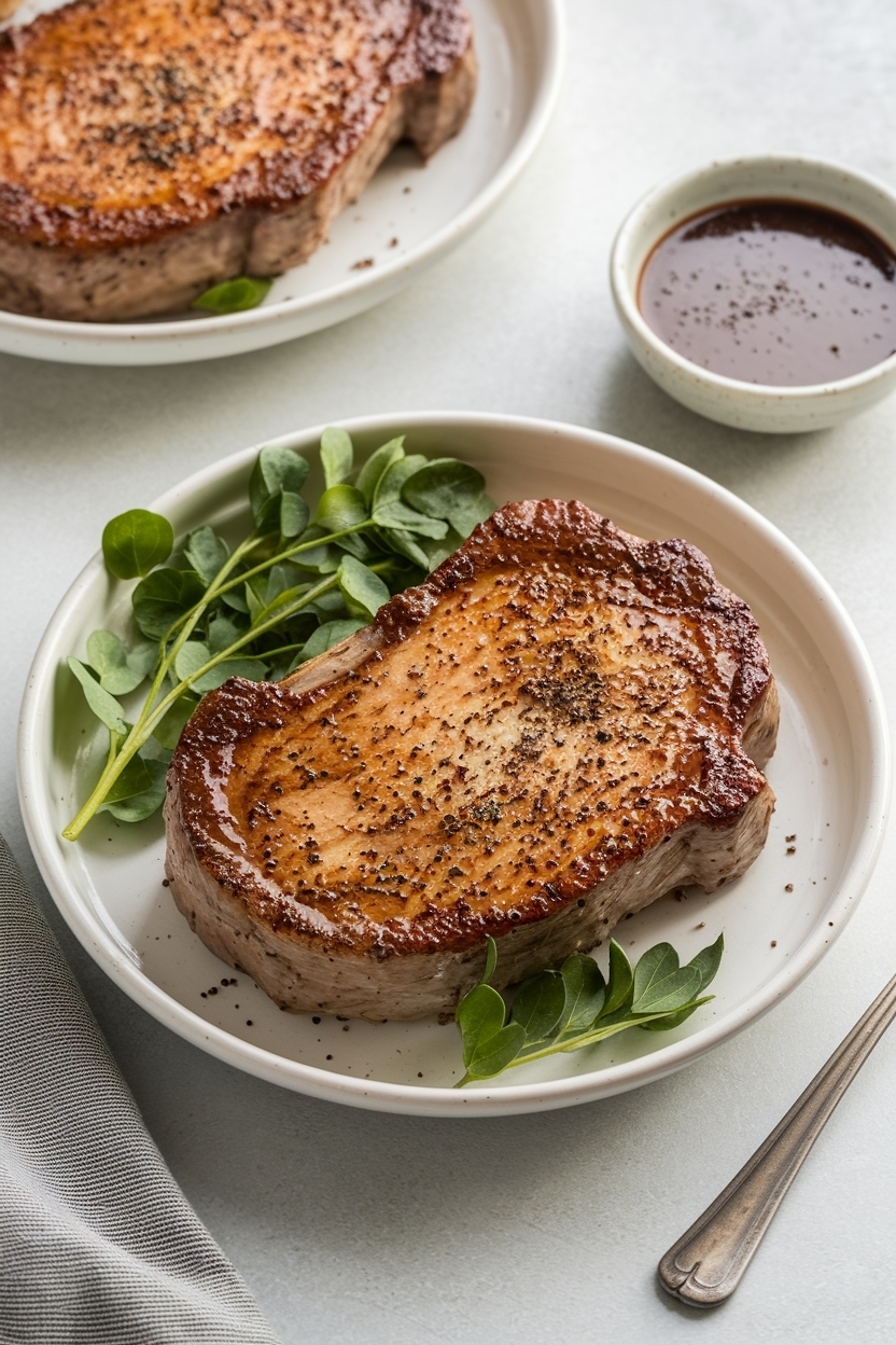 air fryer pork chops recipe bone in