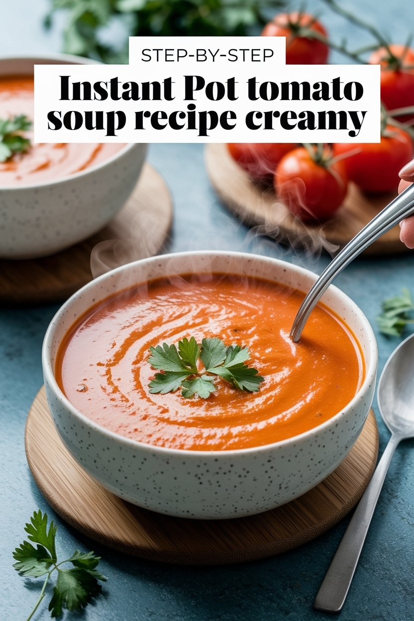 instant pot tomato soup recipe creamy