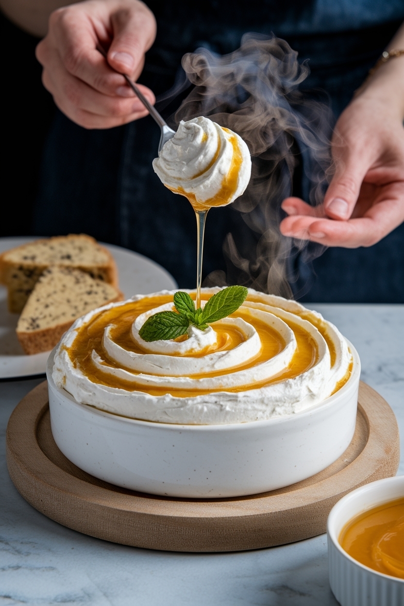 whipped feta dip recipe baked with honey