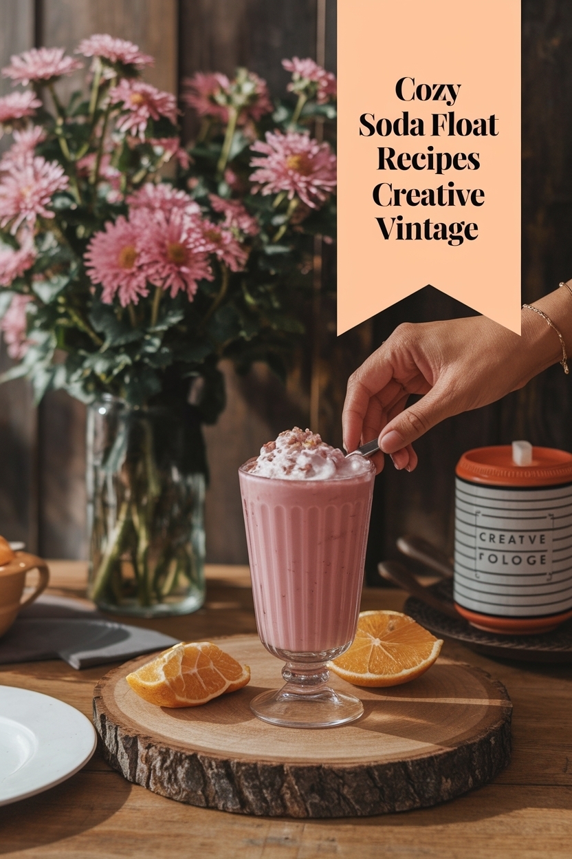 soda float recipes creative vintage