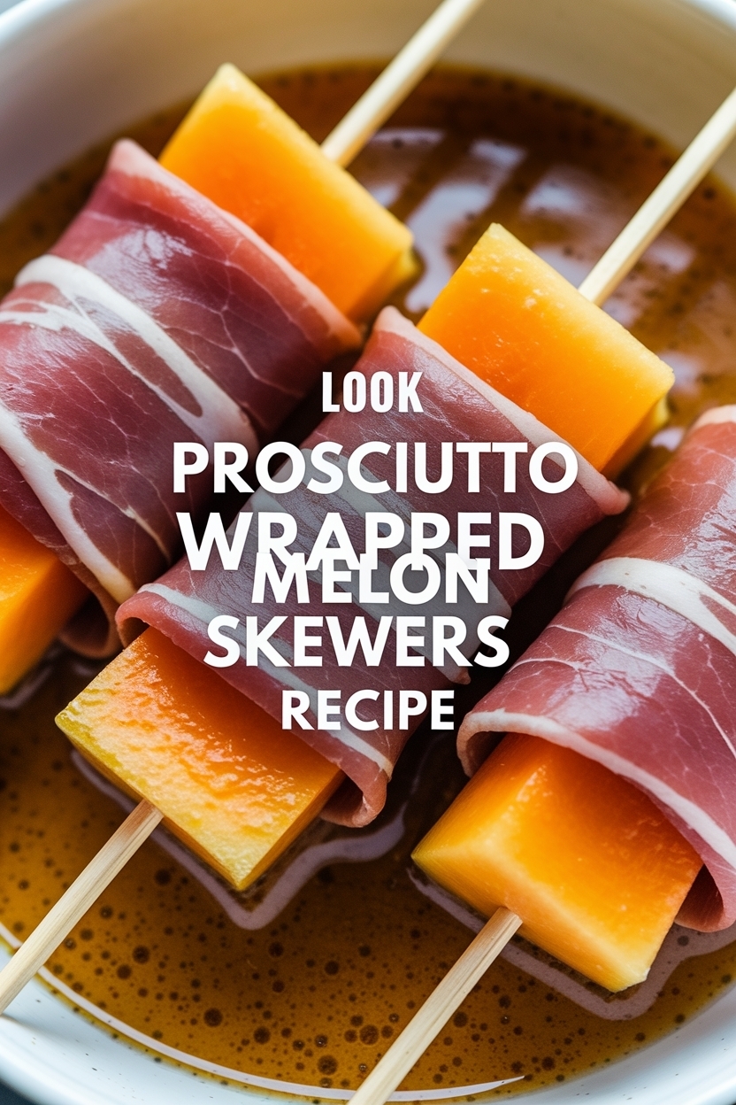 prosciutto wrapped melon skewers recipe