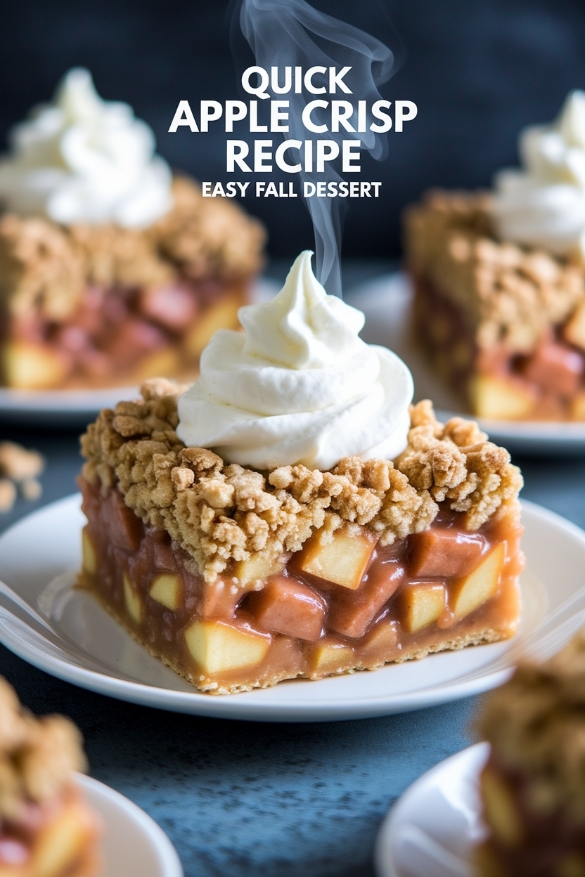 apple crisp recipe easy fall dessert