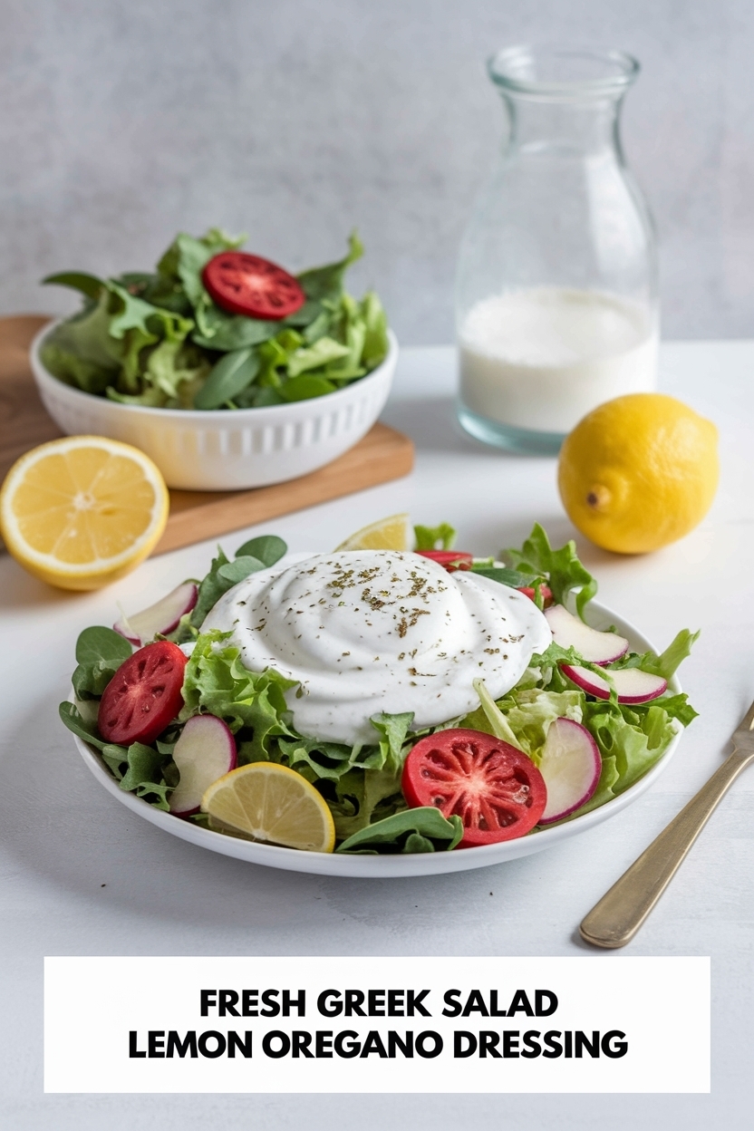 greek salad lemon oregano dressing