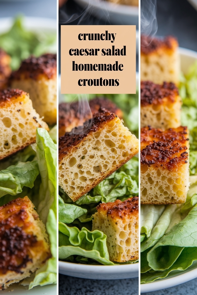 classic caesar salad homemade croutons