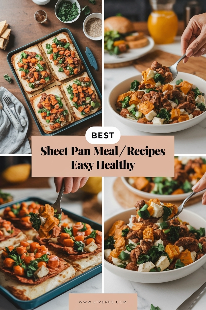 sheet pan meal prep recipes easy healthy