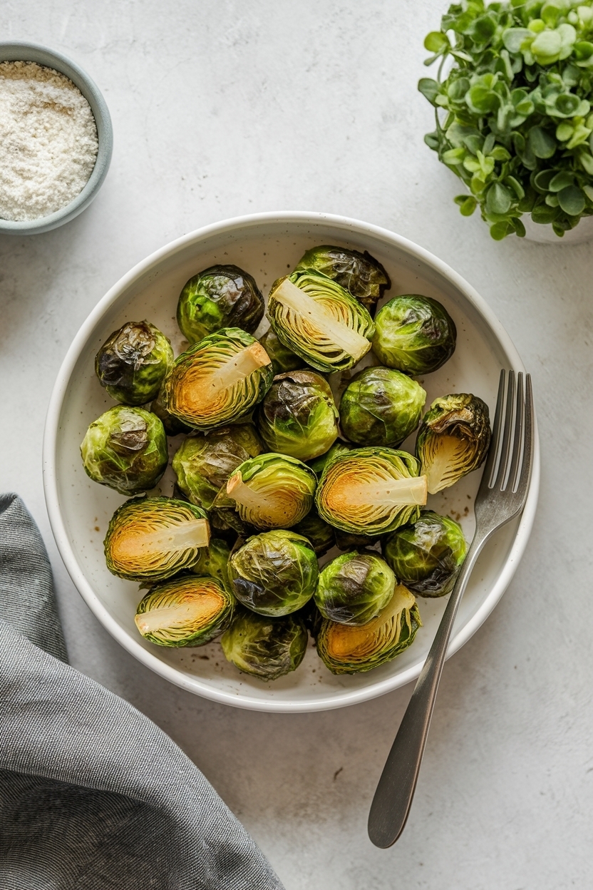 air fryer brussels sprouts recipe crispy