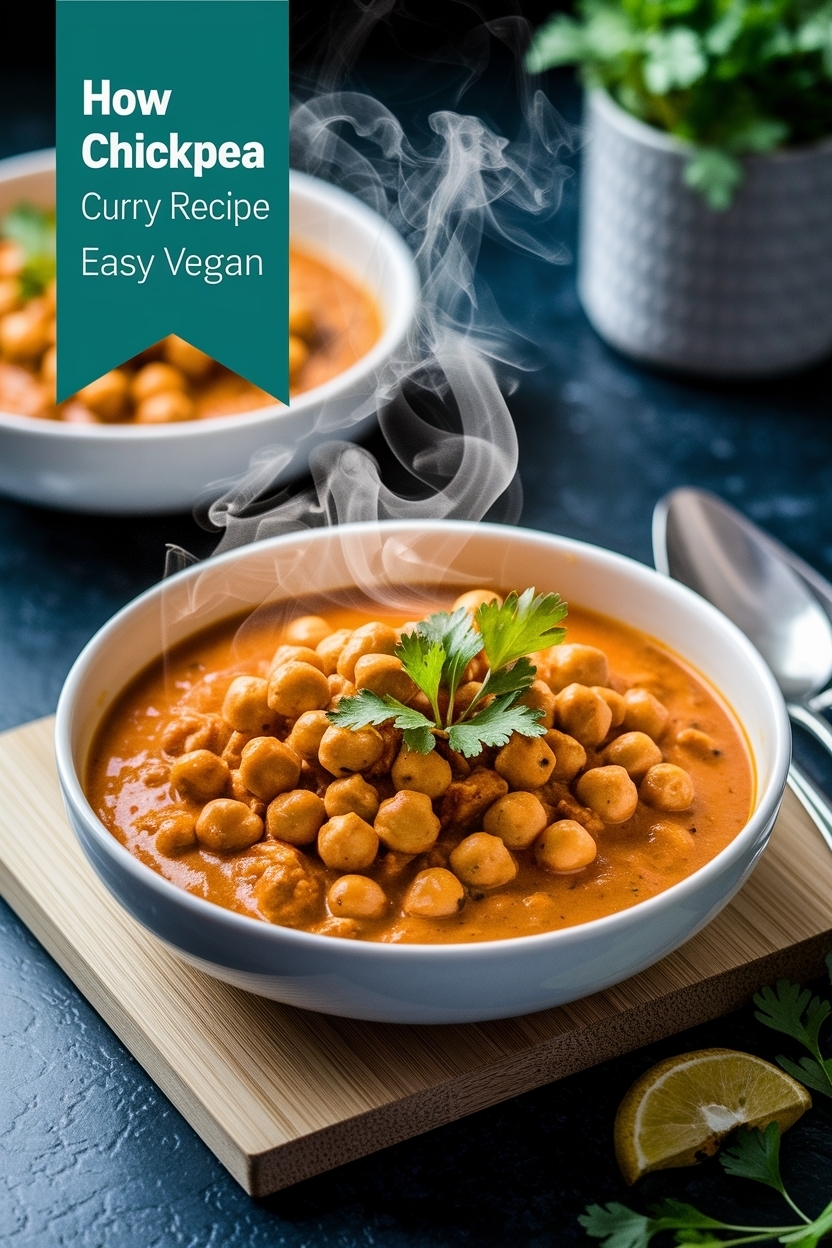 chickpea curry recipe easy vegan