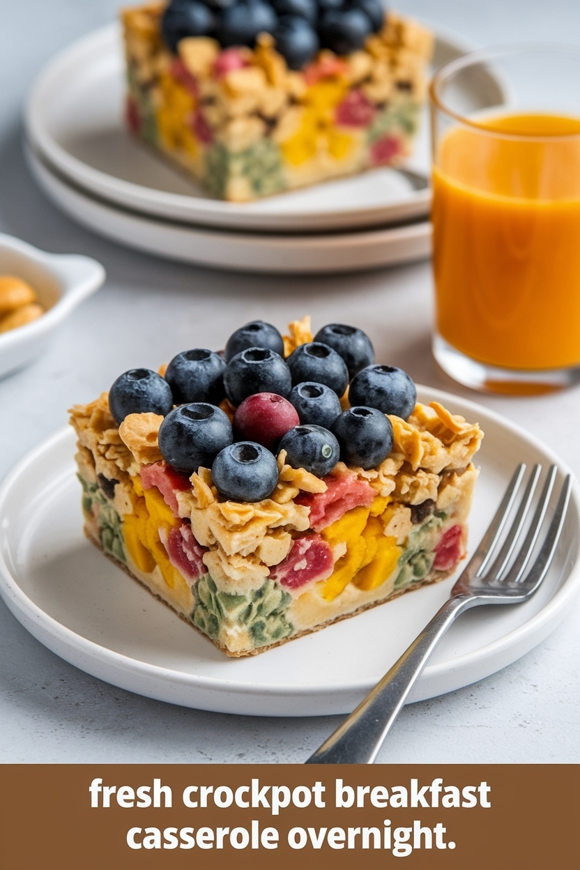 crockpot breakfast casserole overnight