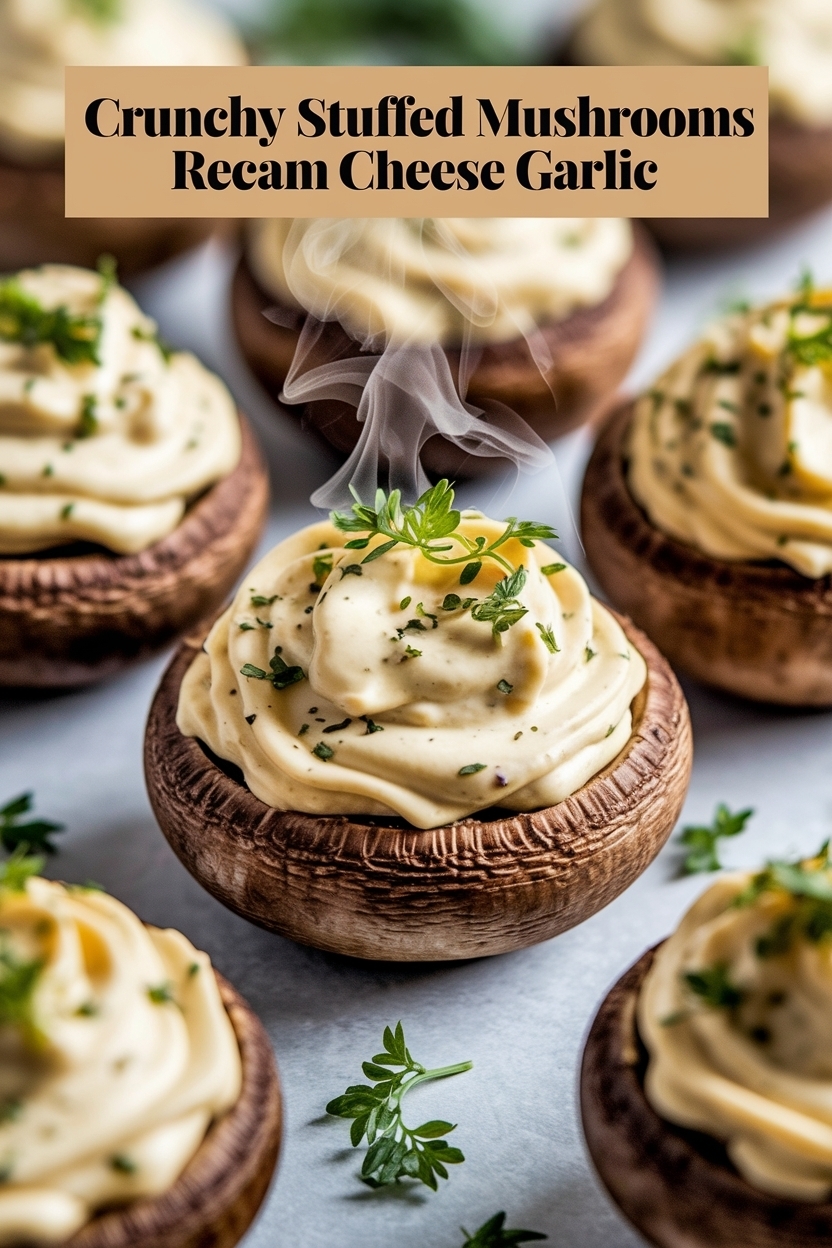 stuffed mushrooms recipe cream cheese garlic