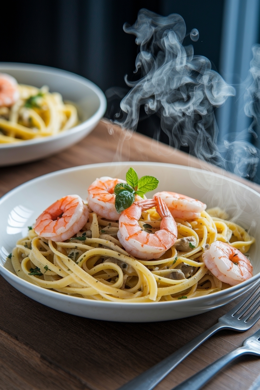 garlic butter shrimp scampi pasta no wine