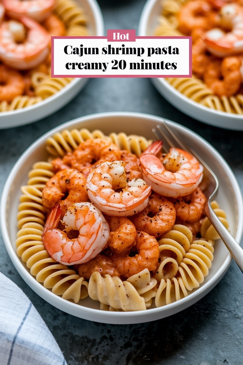 cajun shrimp pasta creamy 20 minutes