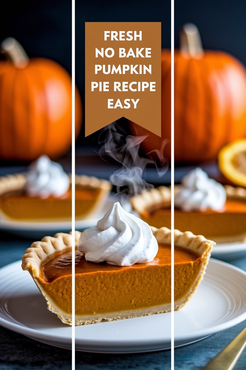 no bake pumpkin pie recipe easy