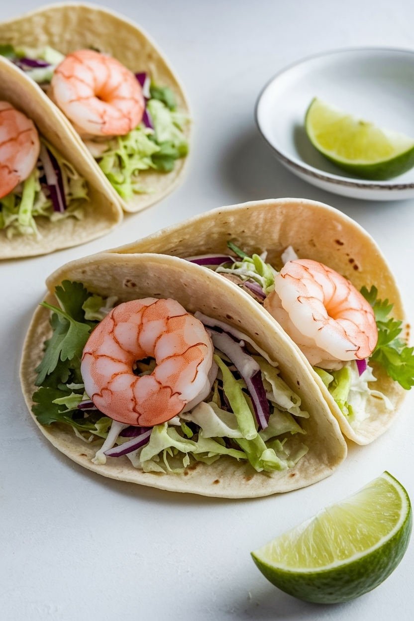 shrimp tacos recipe easy with slaw