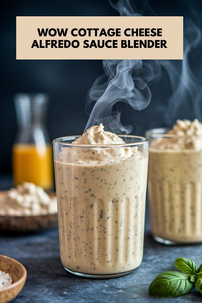 cottage cheese alfredo sauce blender