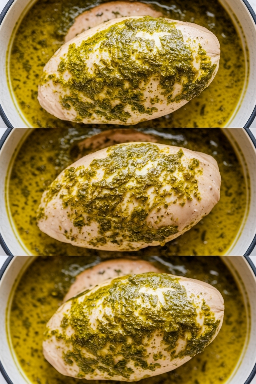 pesto chicken meal prep recipe easy