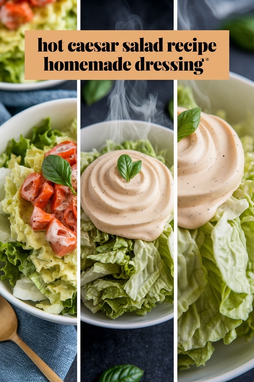 caesar salad recipe homemade dressing
