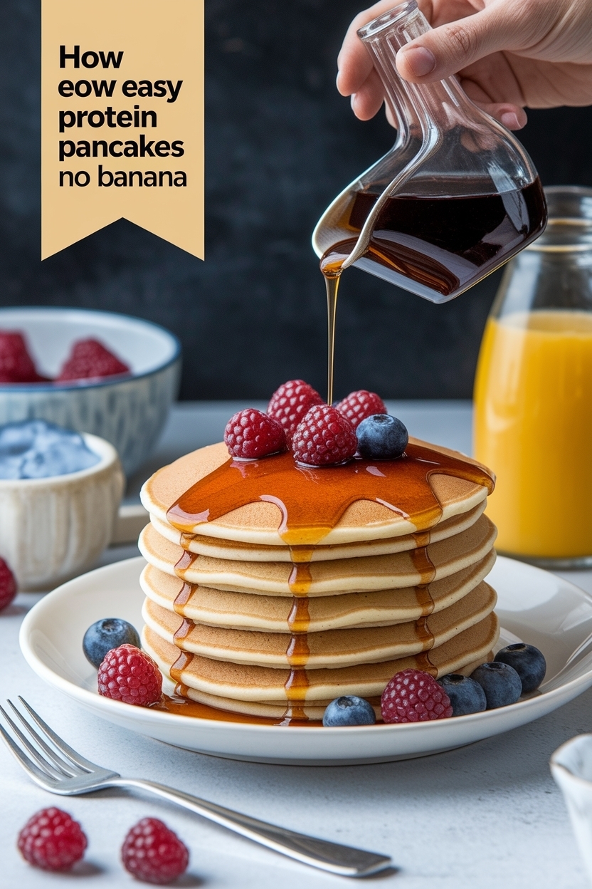 easy protein pancakes recipe no banana - Extra Photo