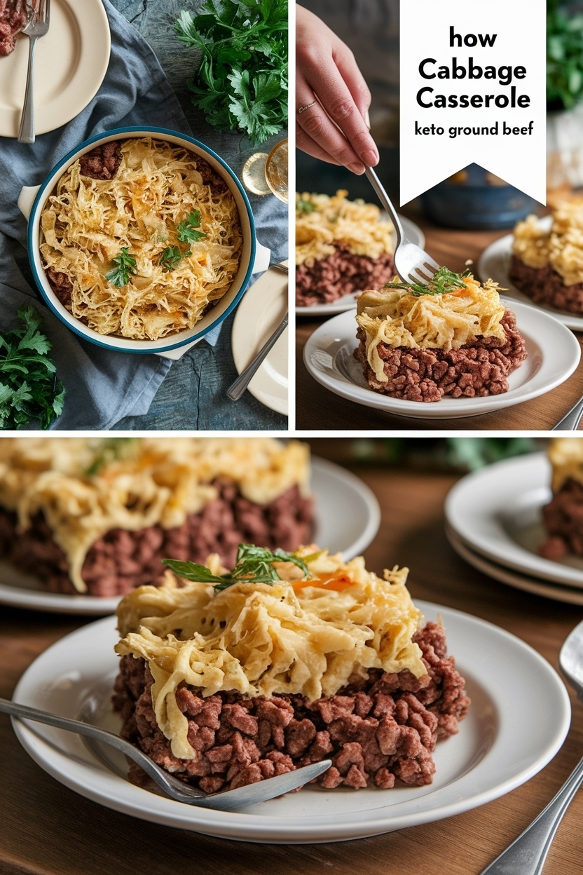 cabbage casserole recipe keto ground beef