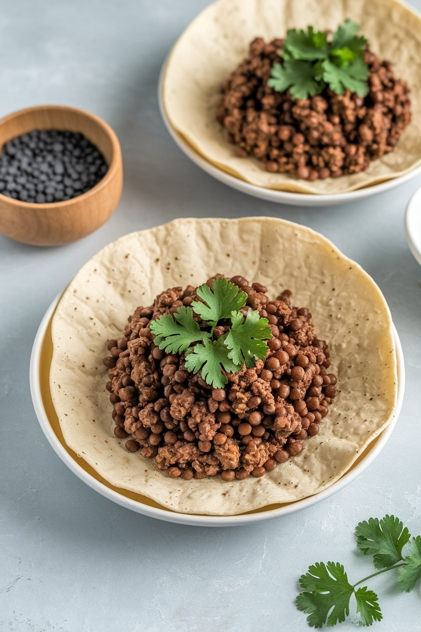 vegan taco meat recipe with lentils