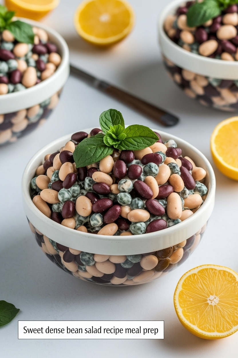 dense bean salad recipe meal prep