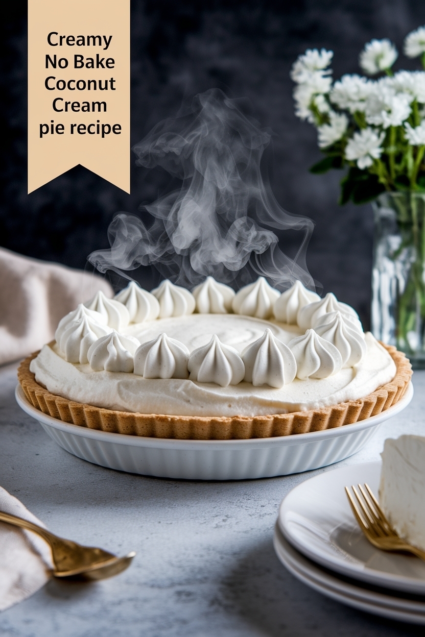 no bake coconut cream pie recipe