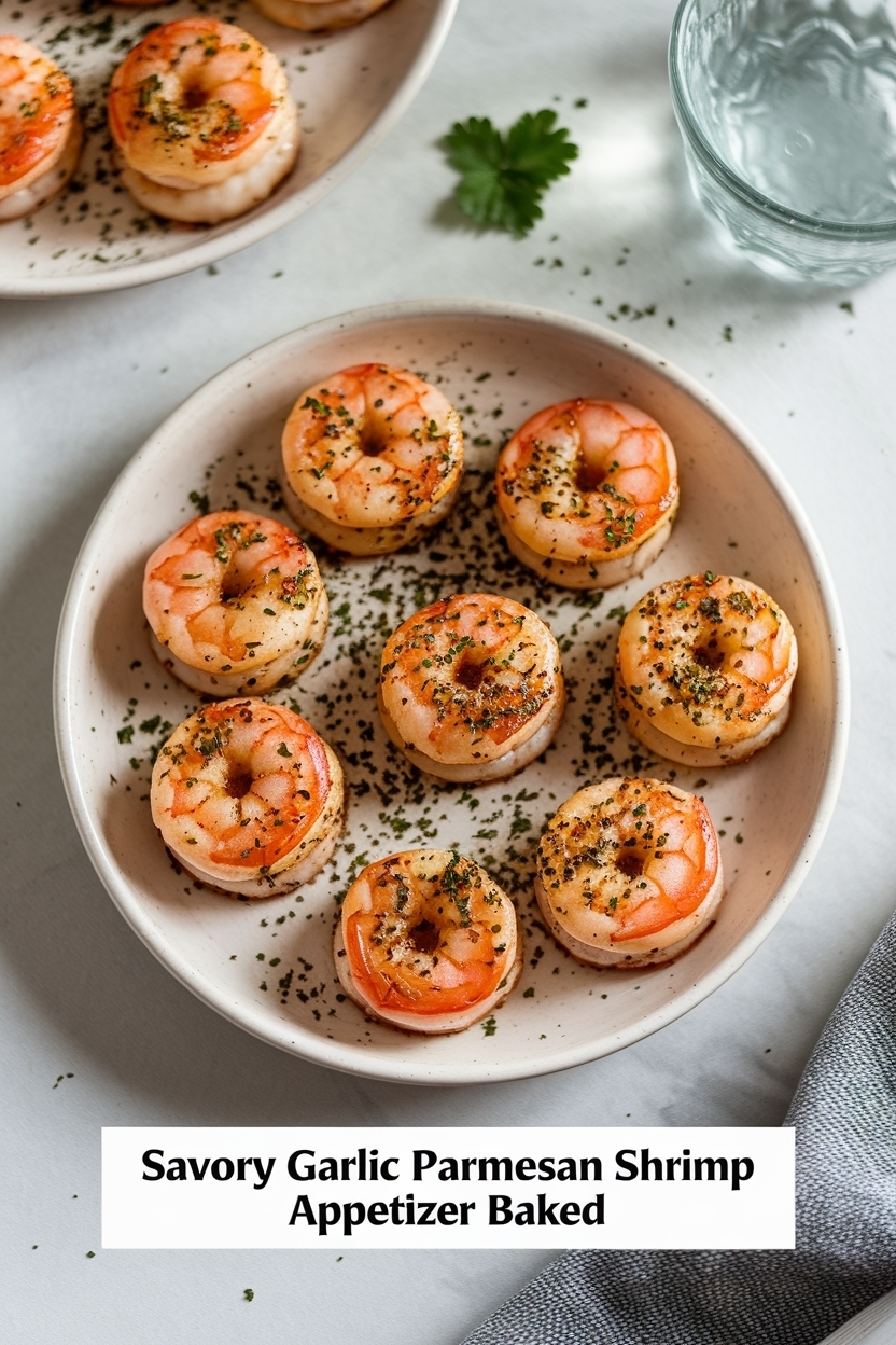 garlic parmesan shrimp appetizer baked