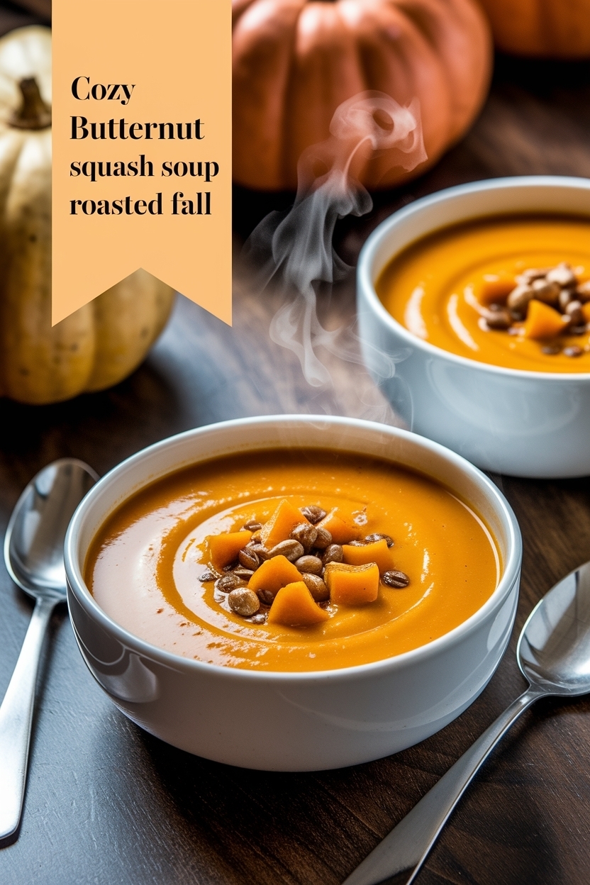butternut squash soup recipe roasted fall