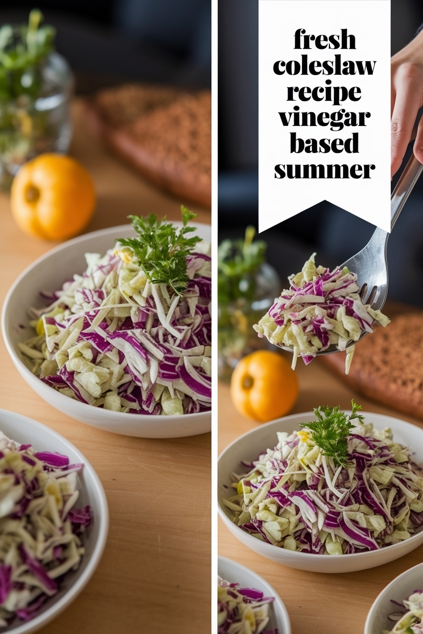 coleslaw recipe vinegar based summer