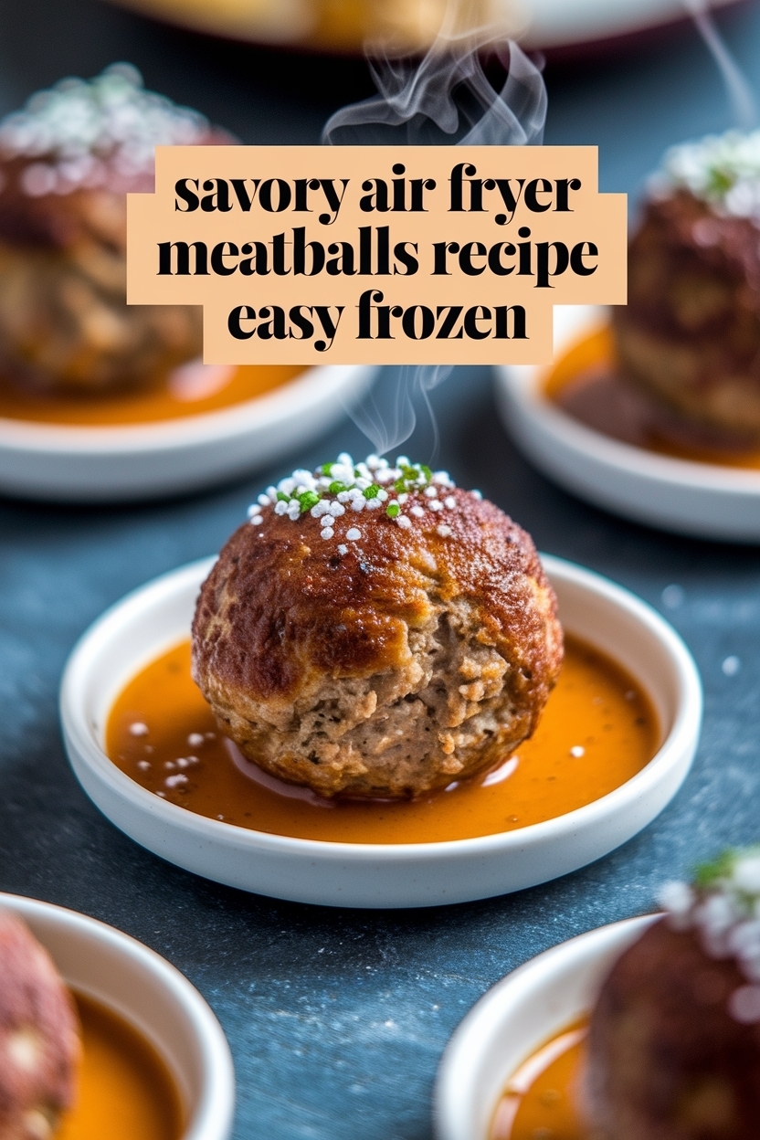 air fryer meatballs recipe easy frozen
