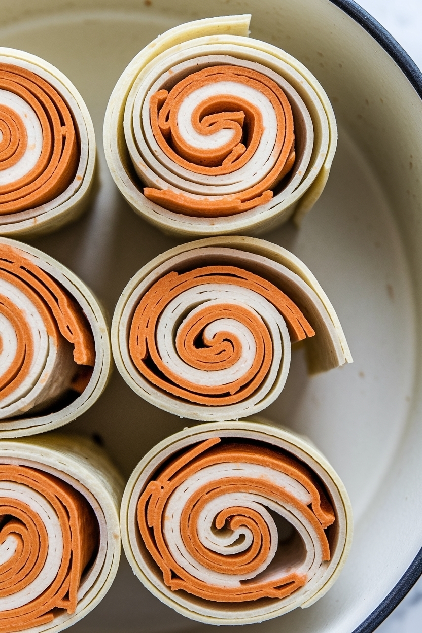 buffalo chicken pinwheels tortilla roll ups