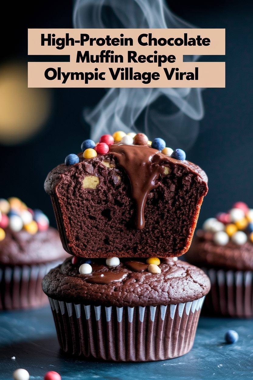 chocolate muffin recipe olympic village viral