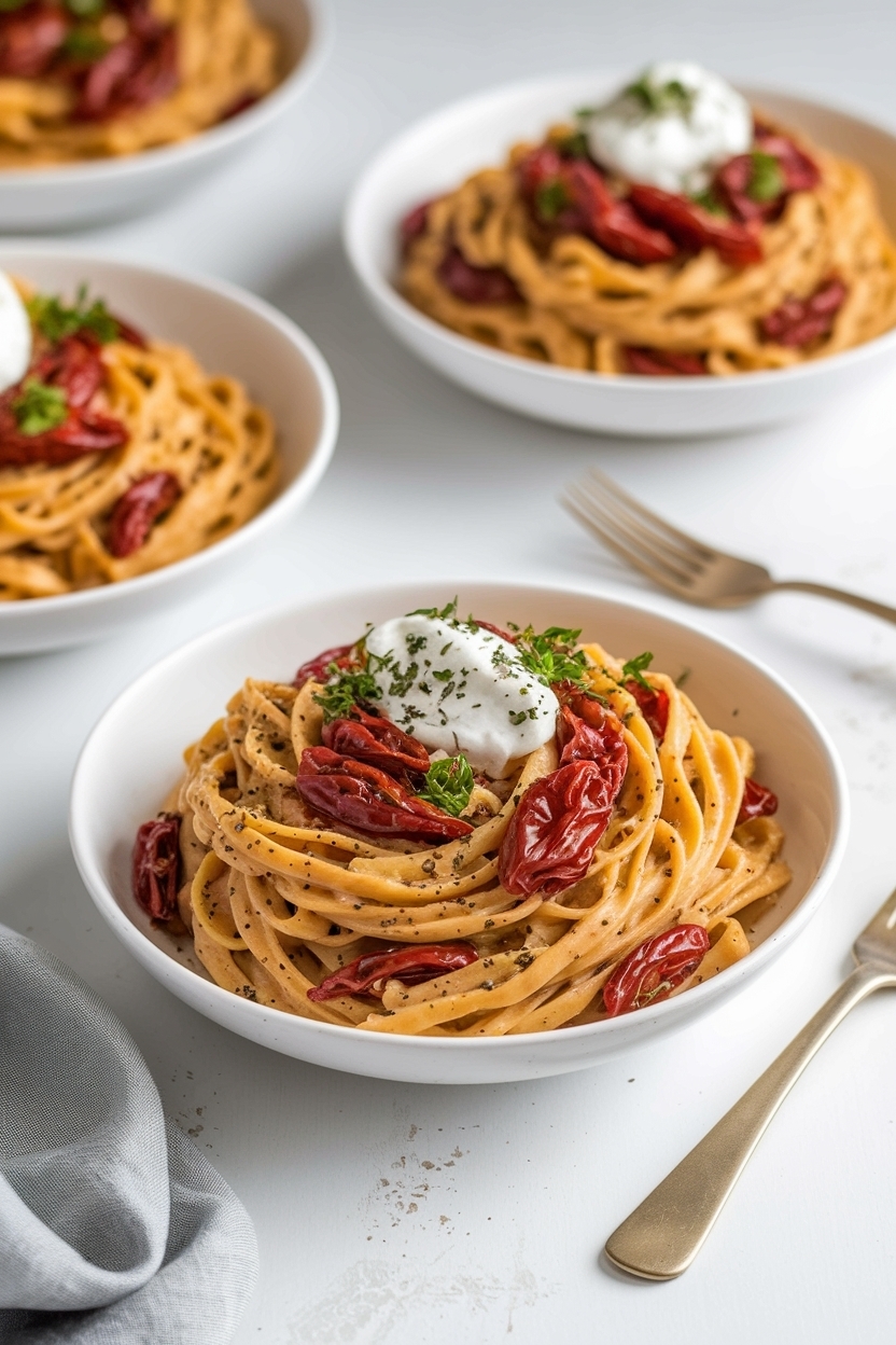 creamy sun dried tomato pasta recipe