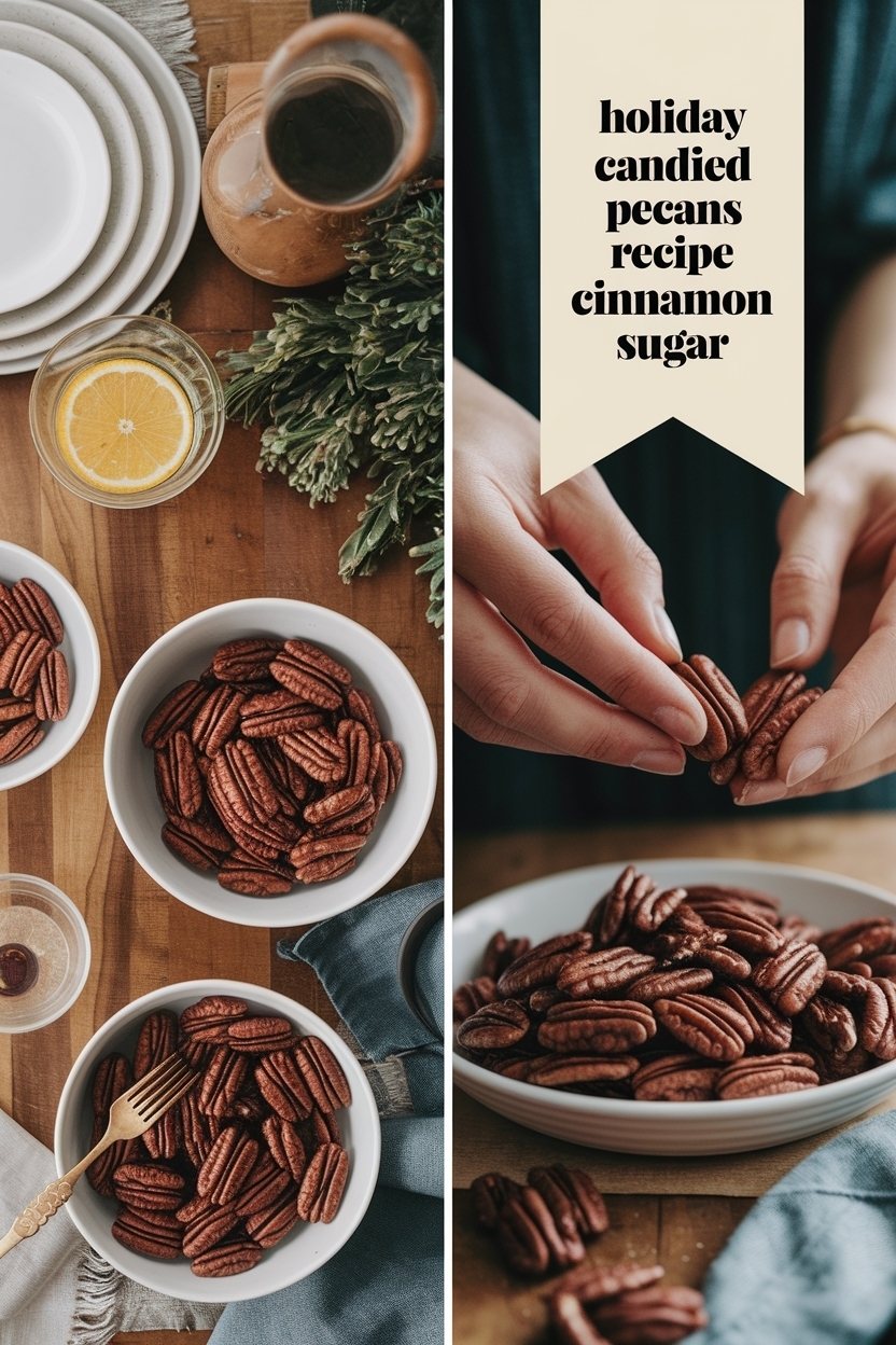 candied pecans recipe cinnamon sugar