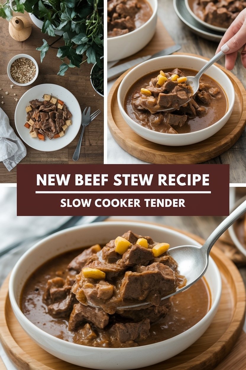 beef stew recipe slow cooker tender