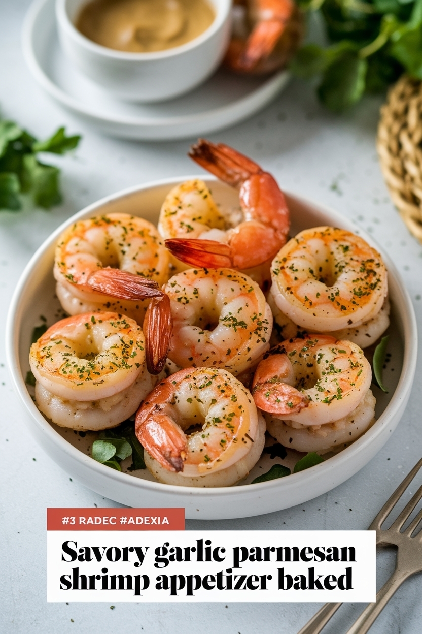 garlic parmesan shrimp appetizer baked