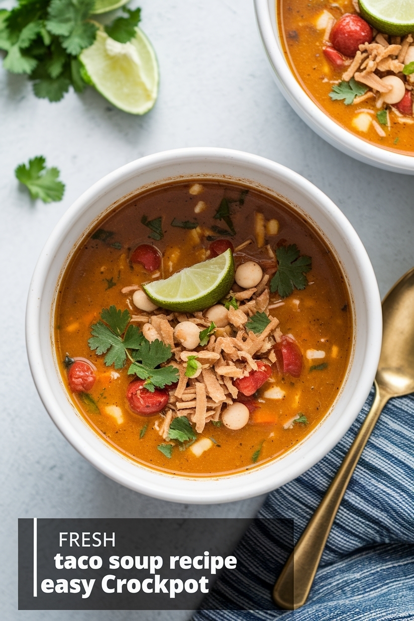 taco soup recipe easy crockpot
