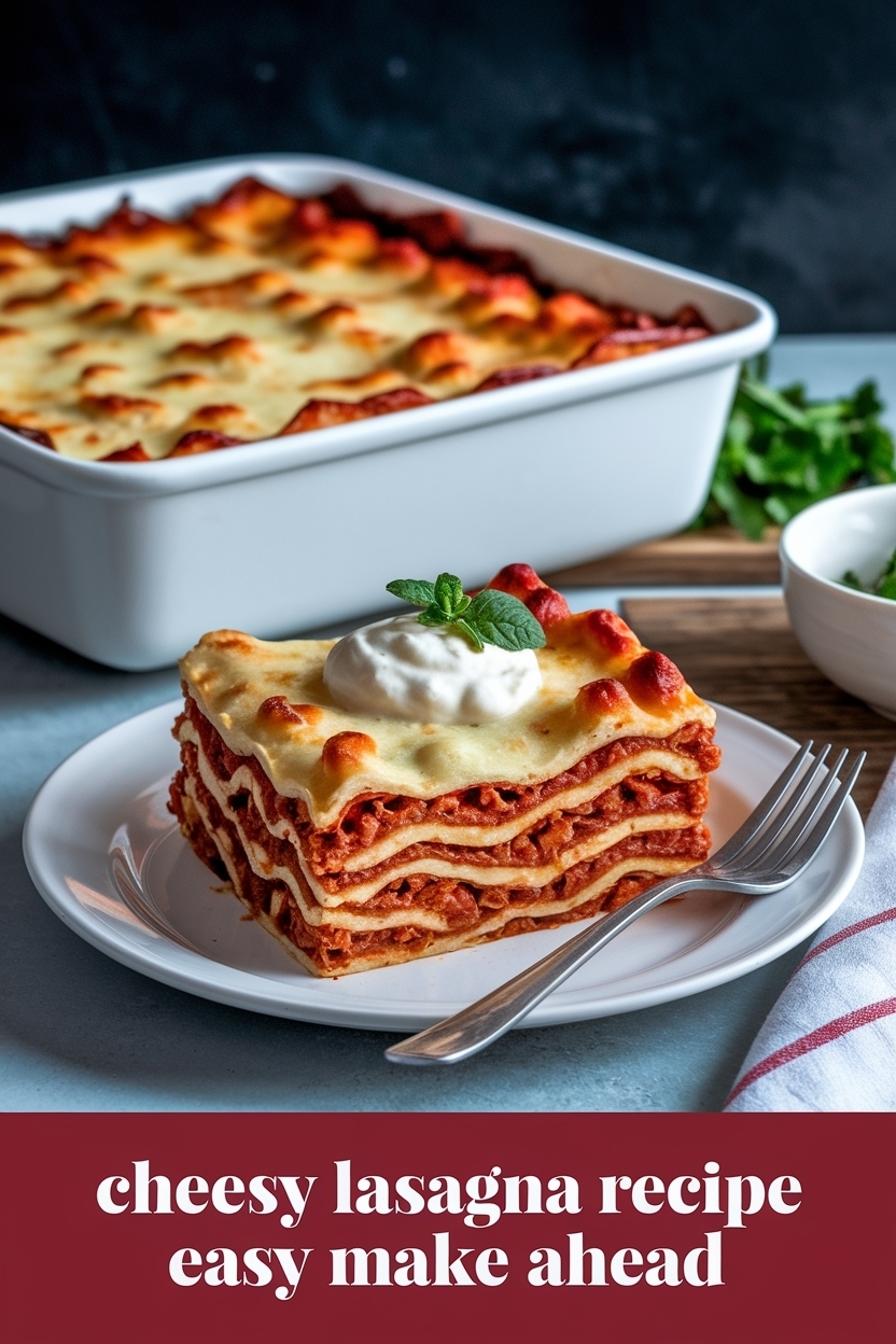 lasagna recipe easy make ahead