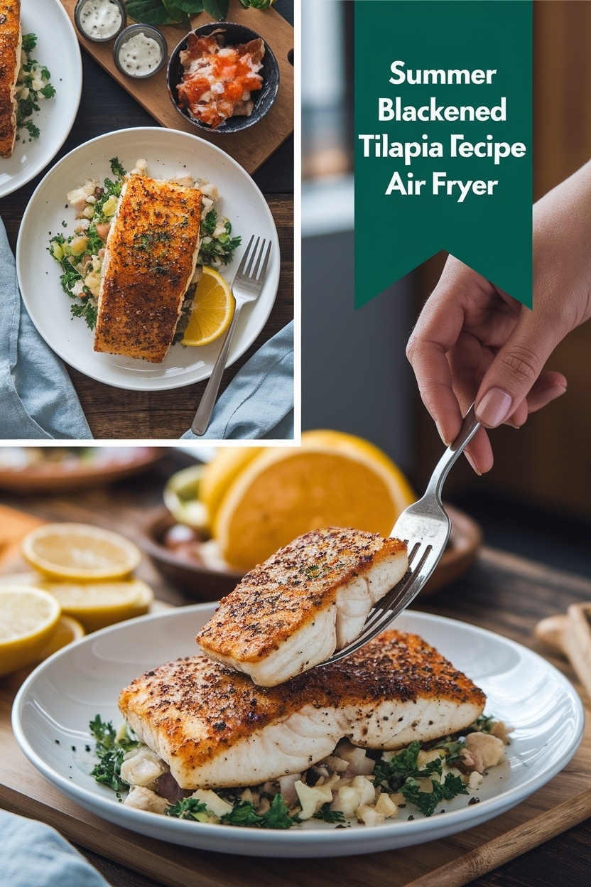 blackened tilapia recipe air fryer