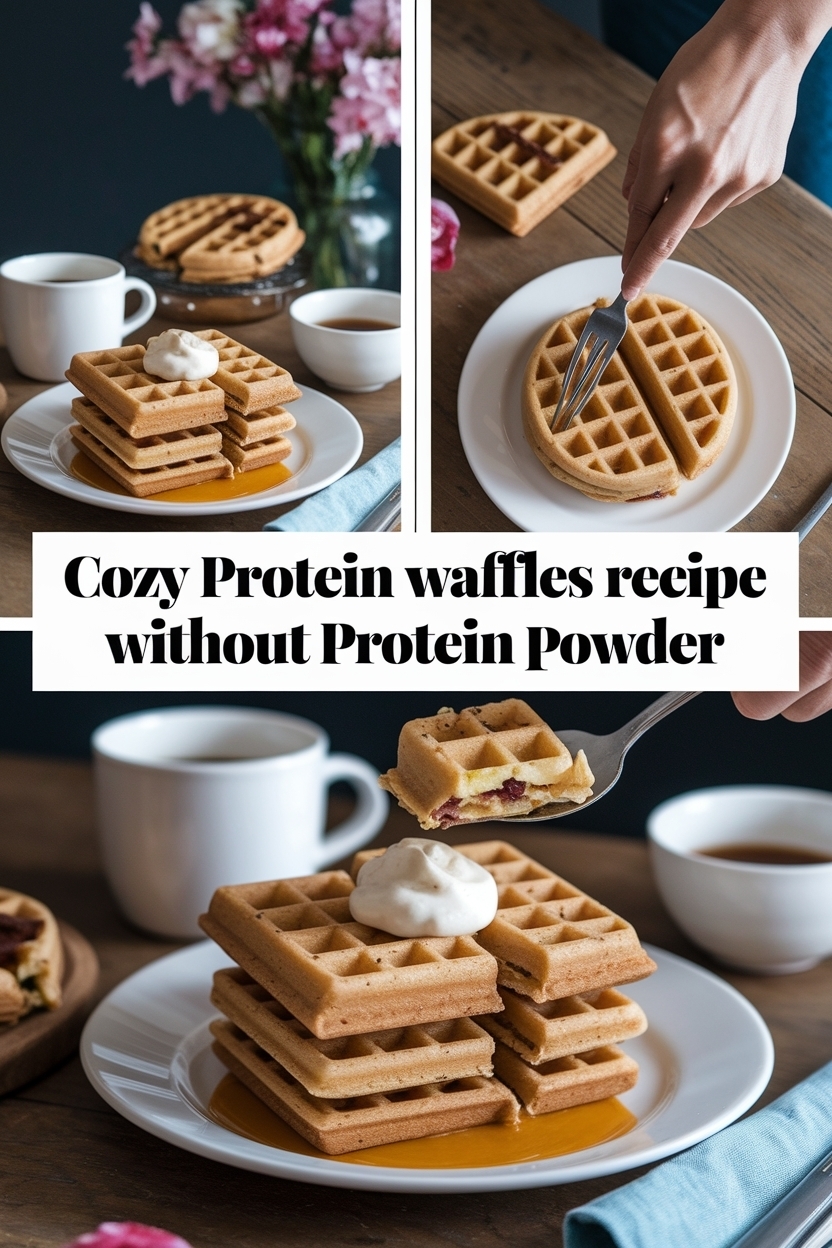 protein waffles recipe without protein powder