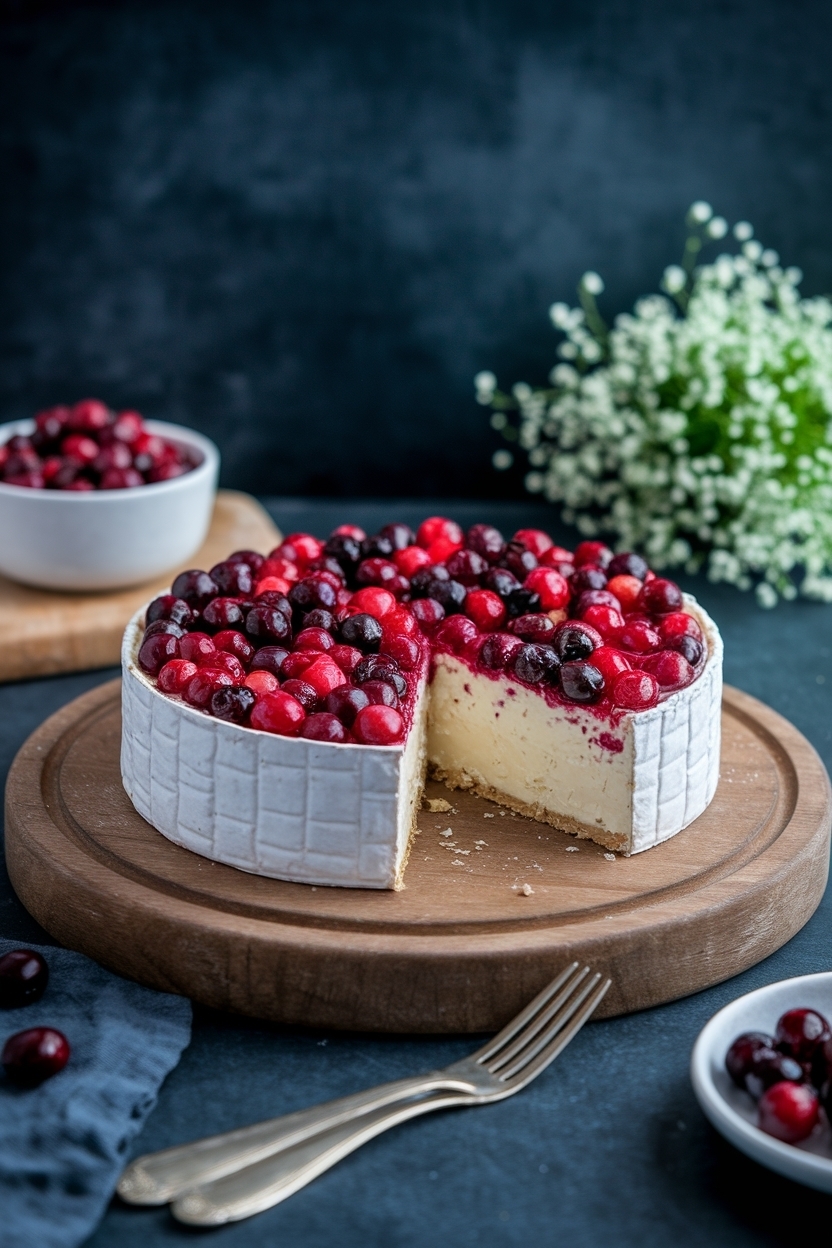 baked brie recipe with cranberries easy