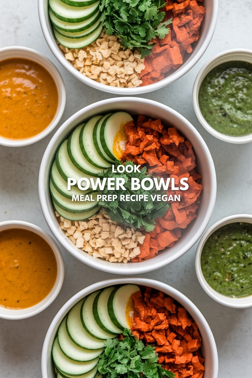 power bowls meal prep recipe vegan