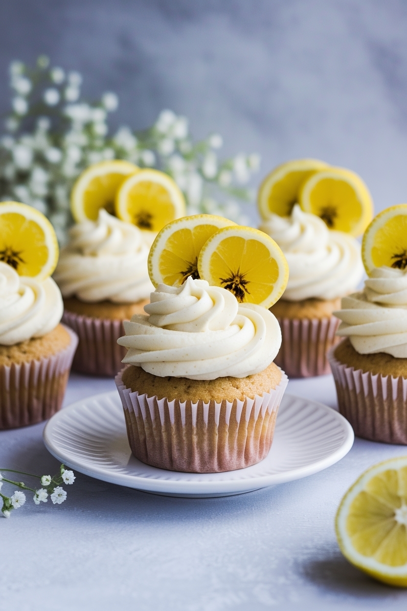 lemon elderflower cupcakes baby in bloom