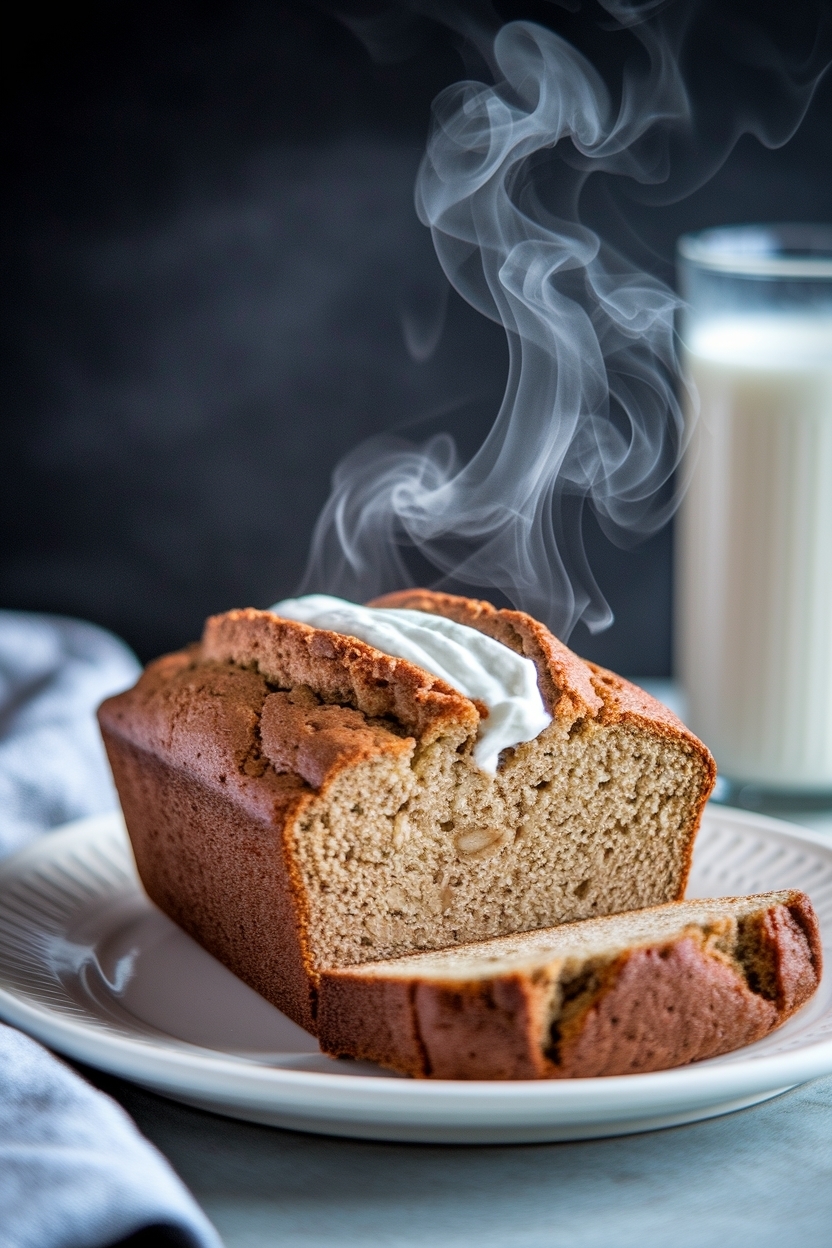 healthy banana bread recipe with greek yogurt