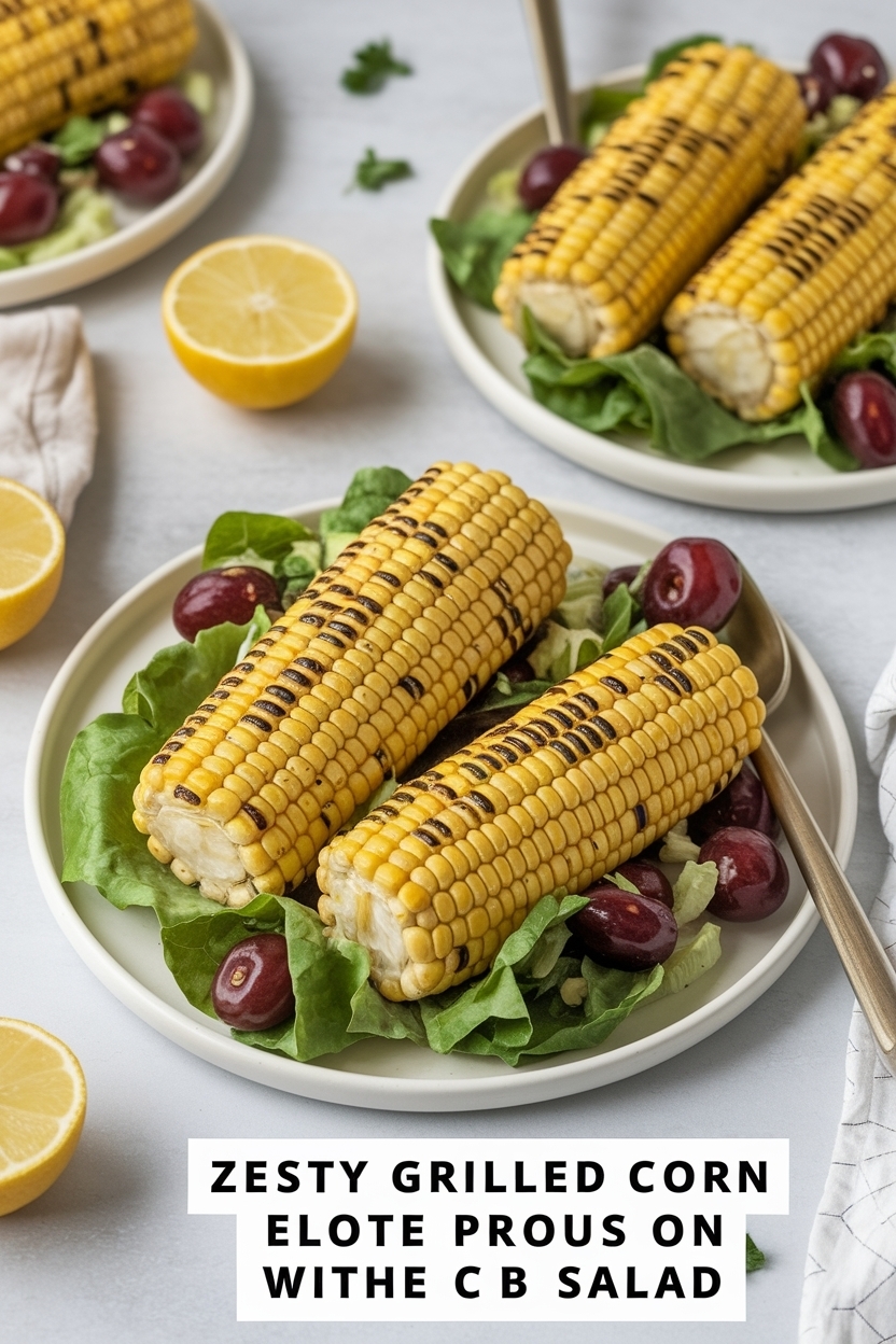 grilled corn elote off the cob salad