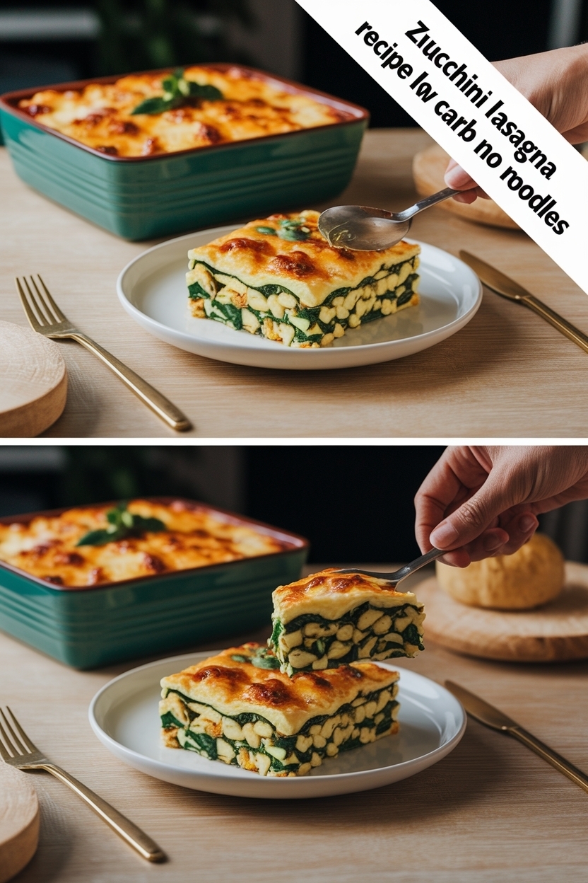 zucchini lasagna recipe low carb no noodles