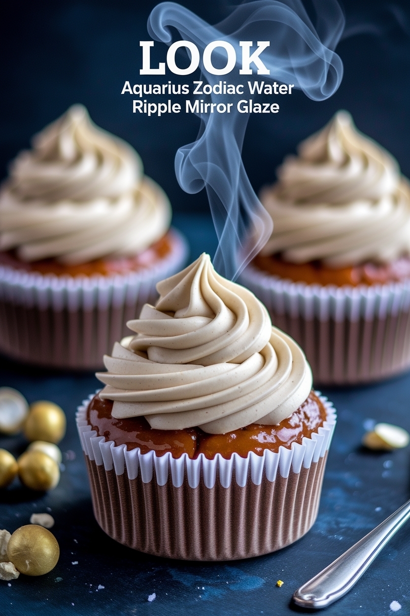 aquarius zodiac water ripple mirror glaze