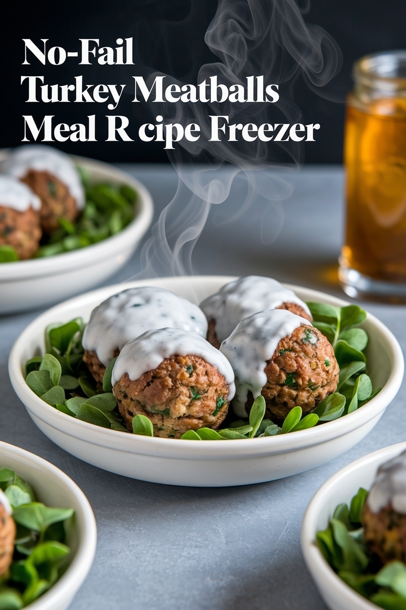 turkey meatballs meal prep recipe freezer