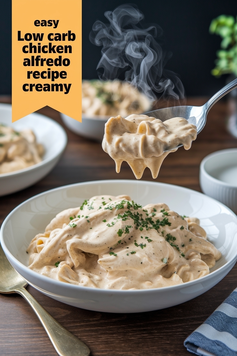 low carb chicken alfredo recipe creamy