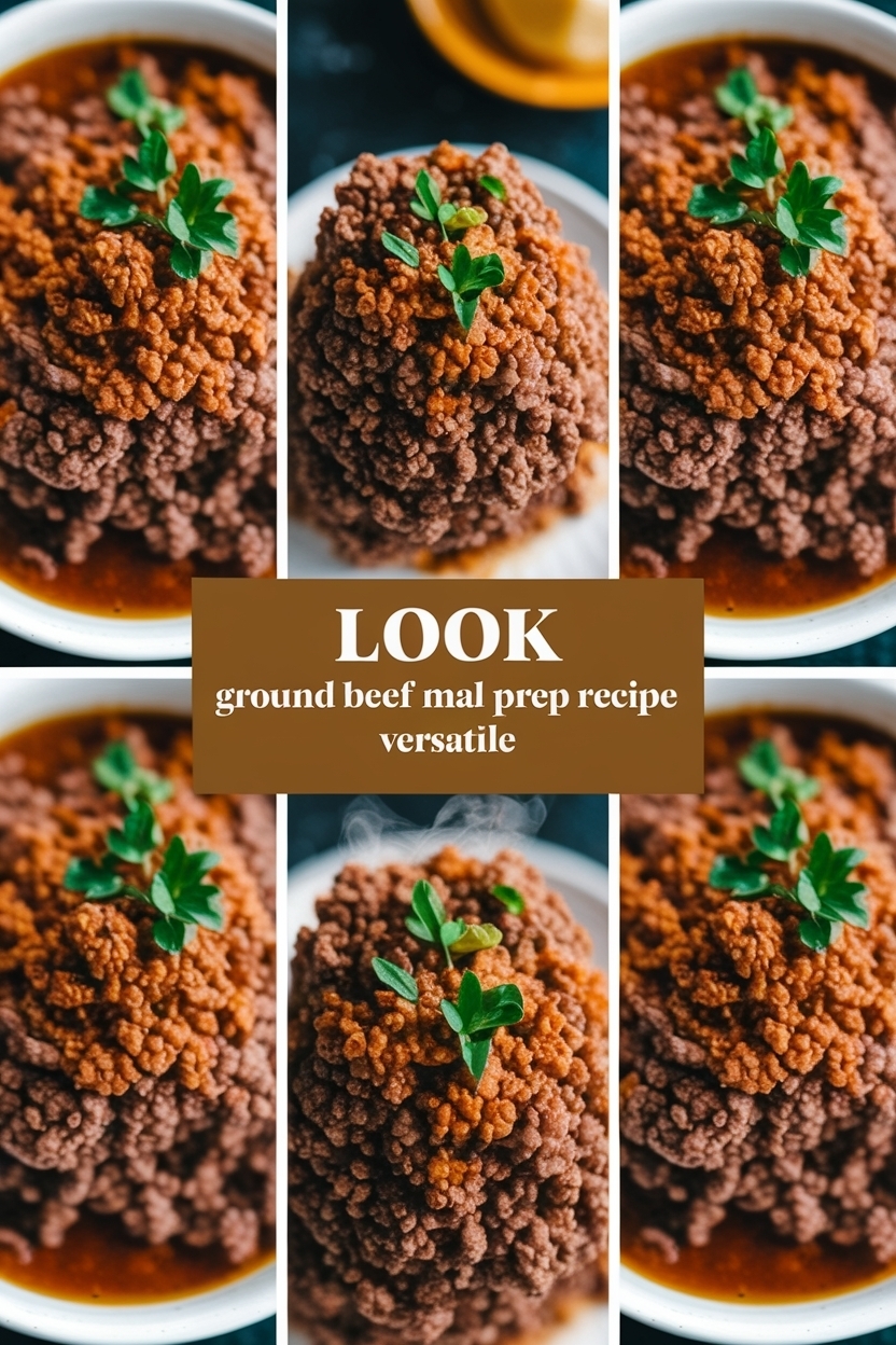 ground beef meal prep recipe versatile