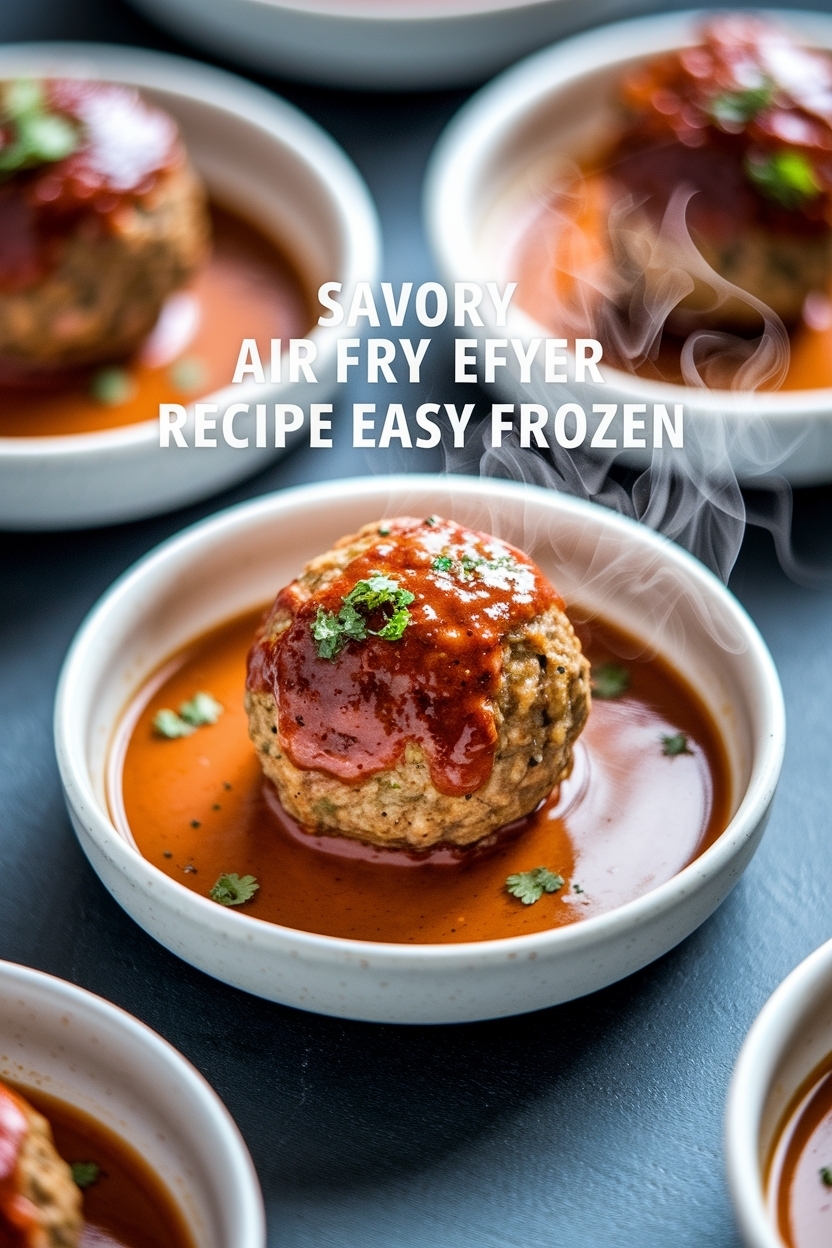 air fryer meatballs recipe easy frozen